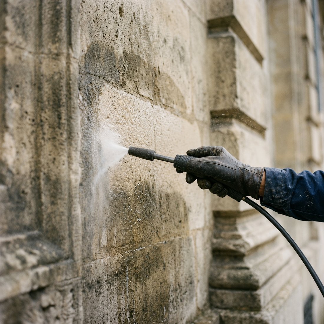 Nettoyage et ravalement façade — Siméon Peinture, Saumont-la-Poterie